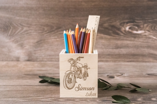 Stiftehalter Simson - personalisiert-